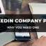 LinkedIn Company pages build brand awareness and help with SEO